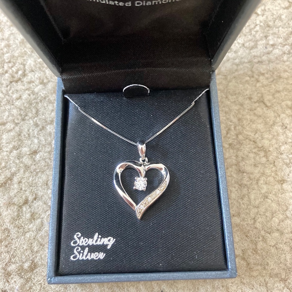 NWT Heart Pendant Necklace